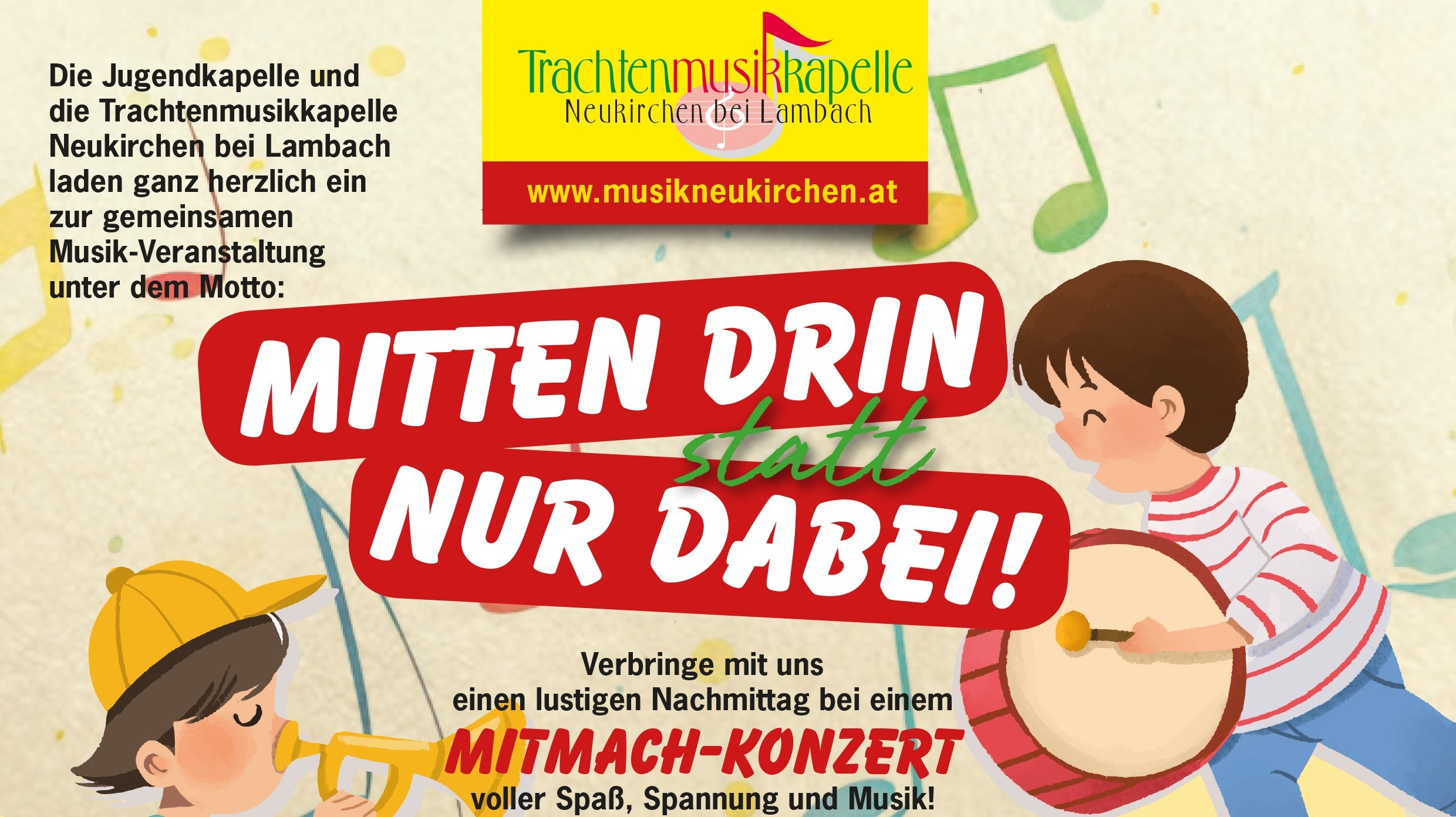 Einladung Mitten Drin statt nur Dabei