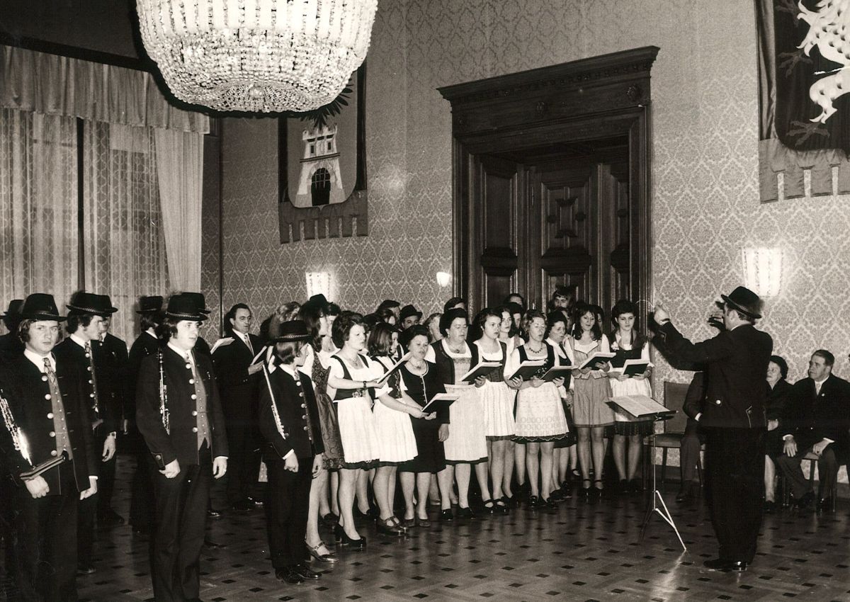 Ständchen für Bürgermeister Dr. Leopold Gratz