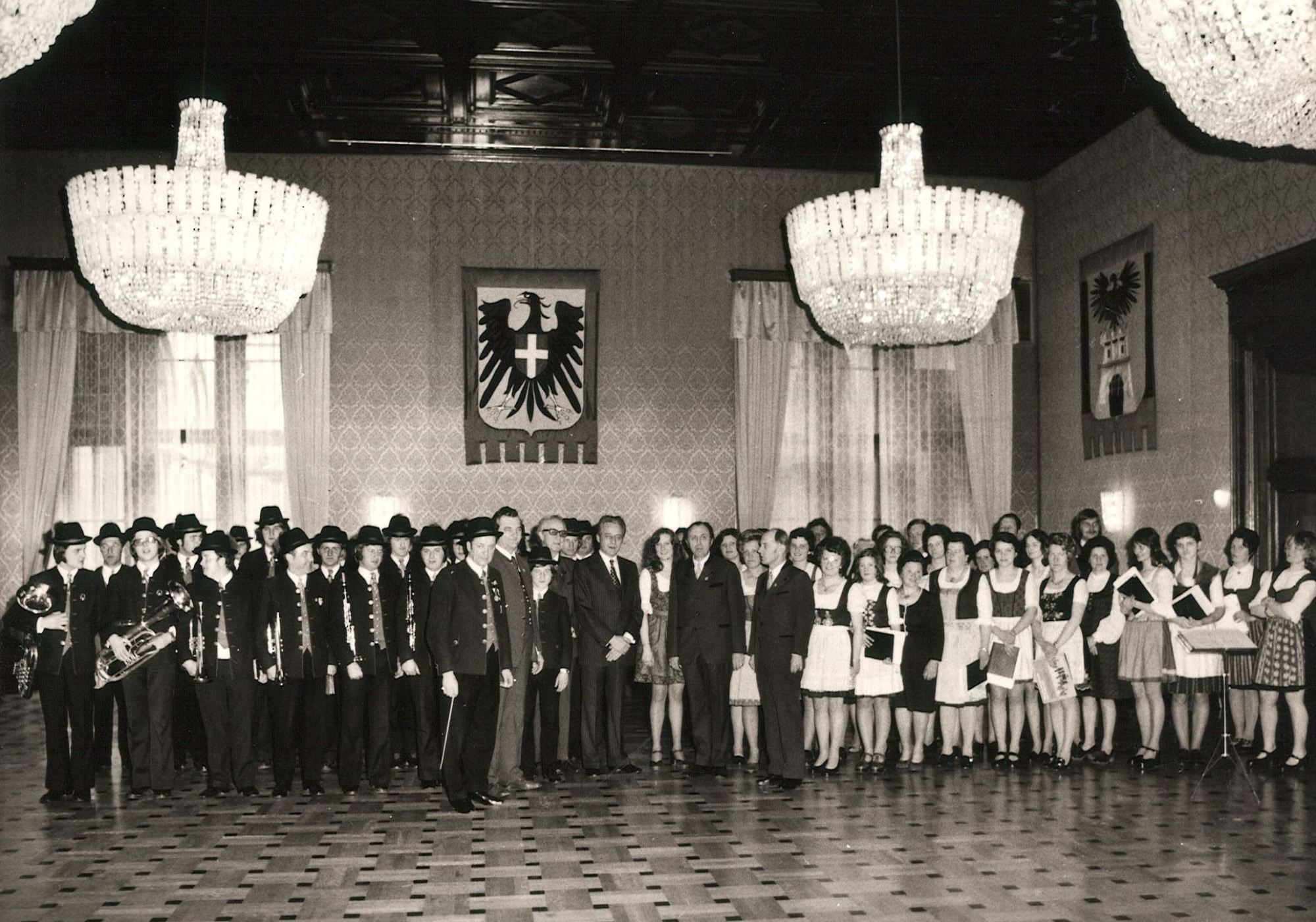 Ständchen für Bürgermeister Dr. Leopold Gratz