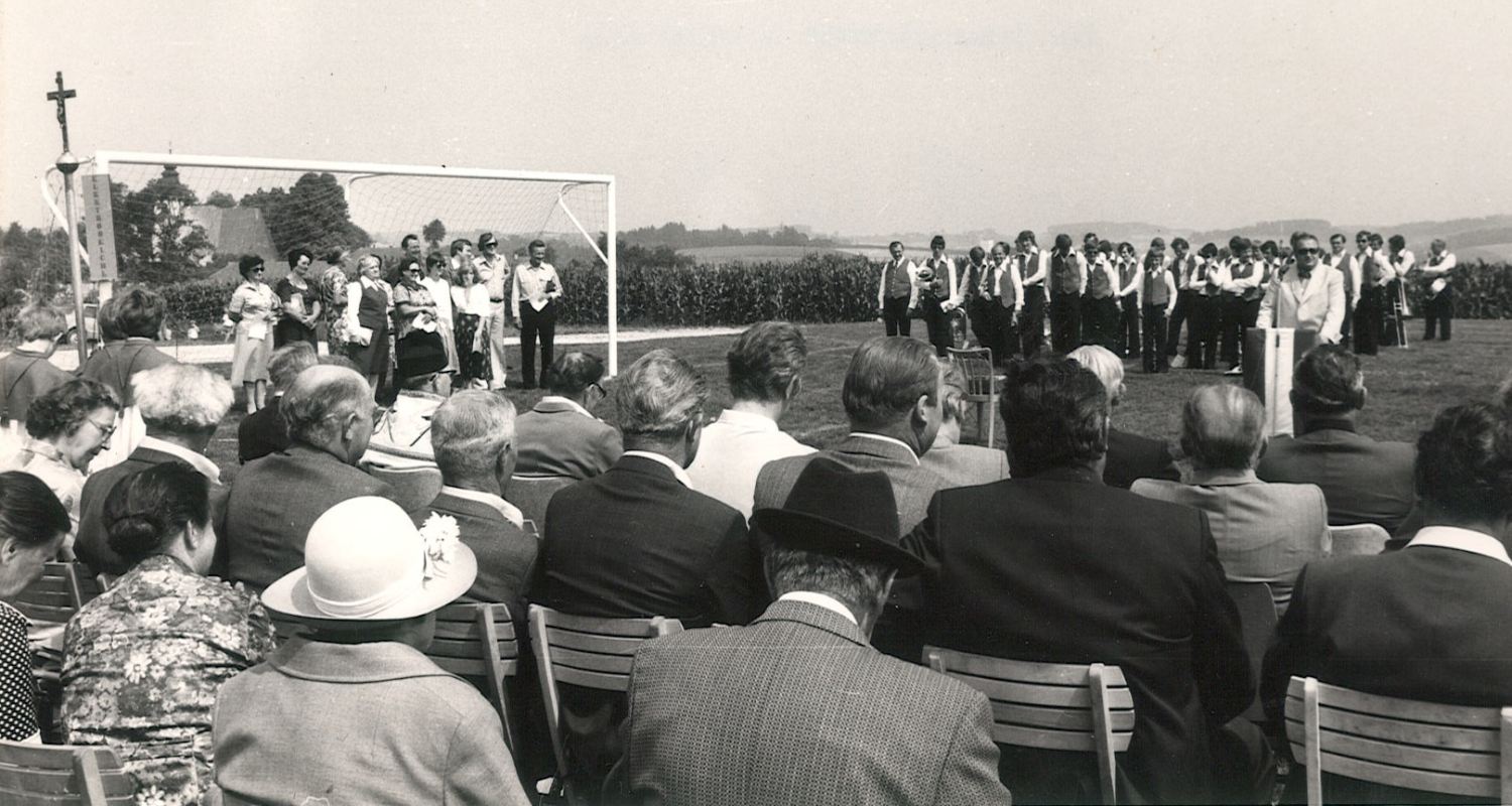 Sportplatzeröffnung in Aichkirchen 1978