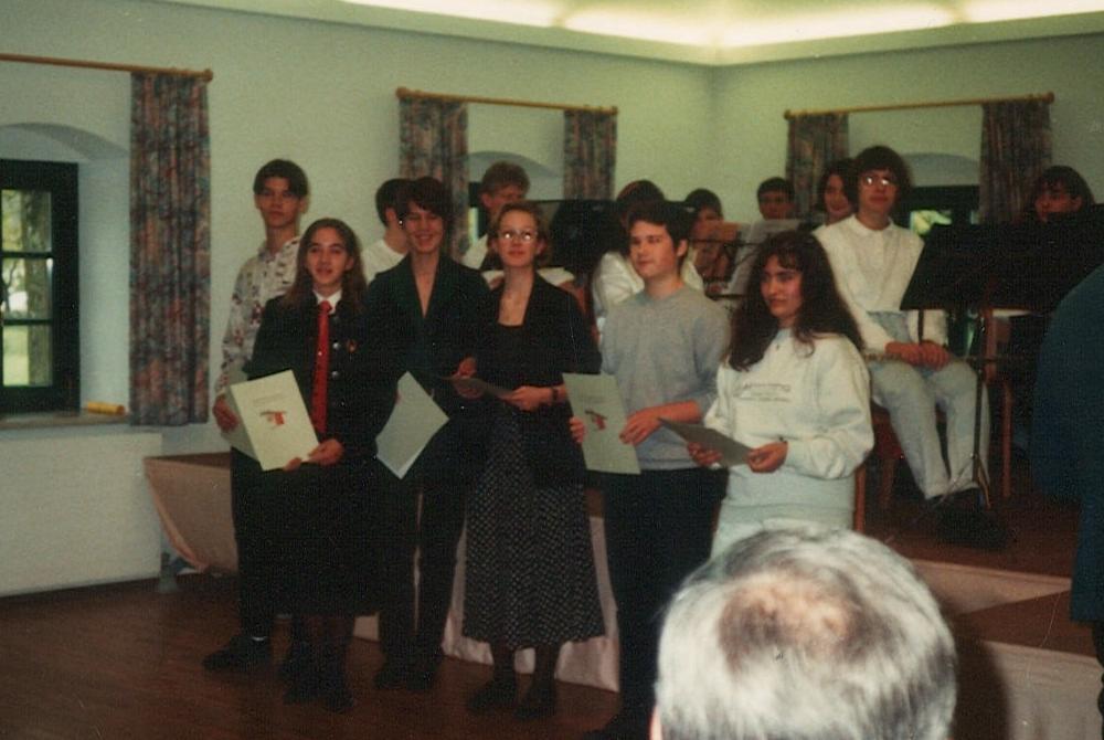 Verleihung der Jungmusikerleistungsabzeichen 1993