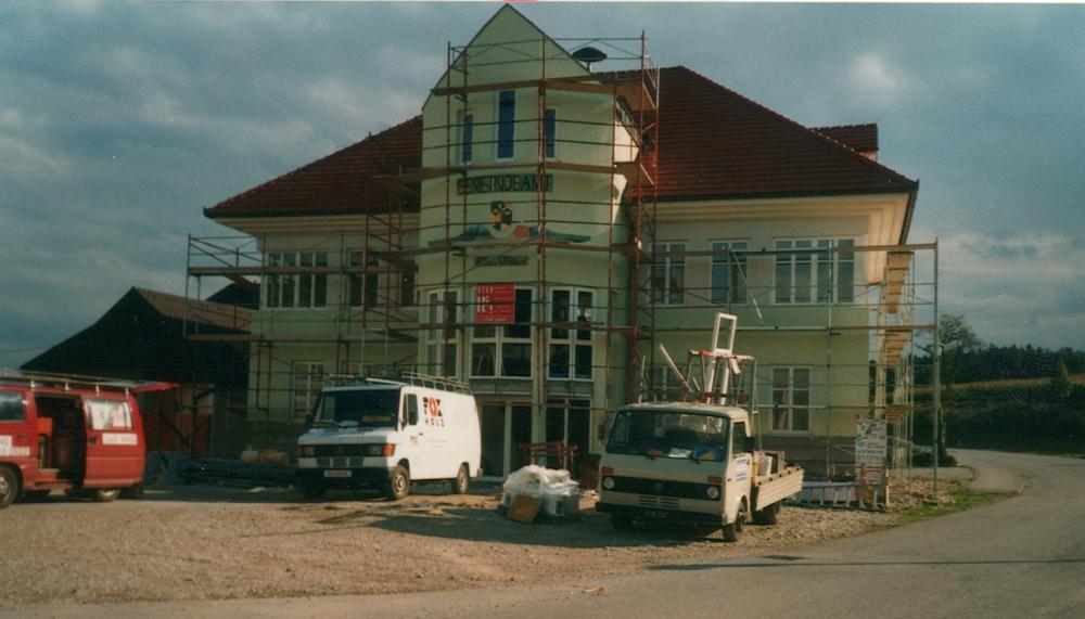 Dachbodenausbau für das neue Musikheim 1995