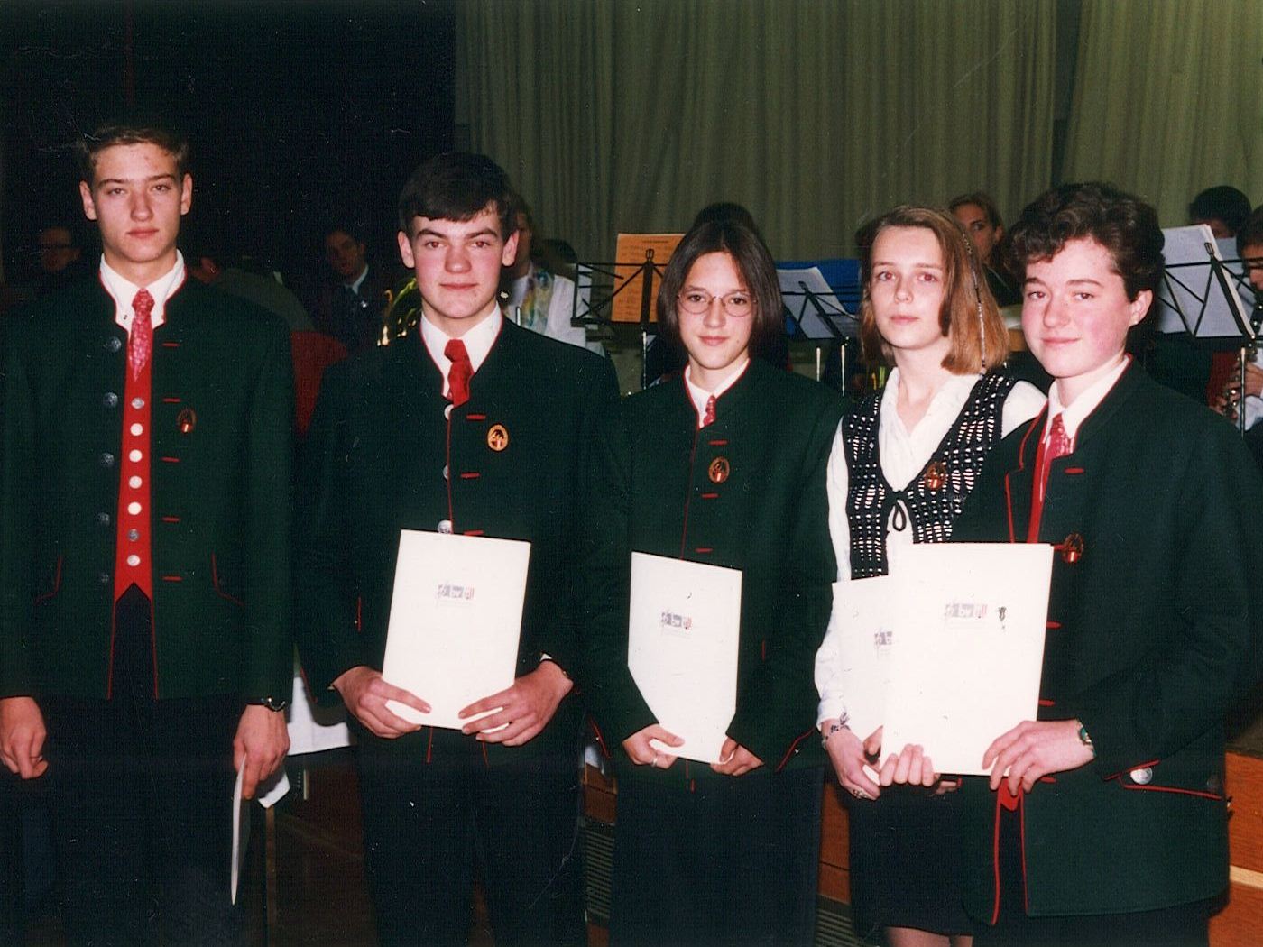 Verleihung der Jungmusikerleistungsabzeichen 1995