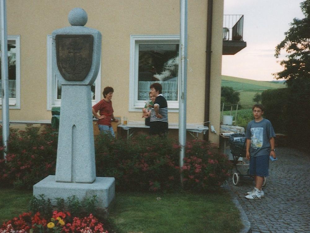 Open Air Frueschoppen in Aichkirchen 1997 - Aufbau