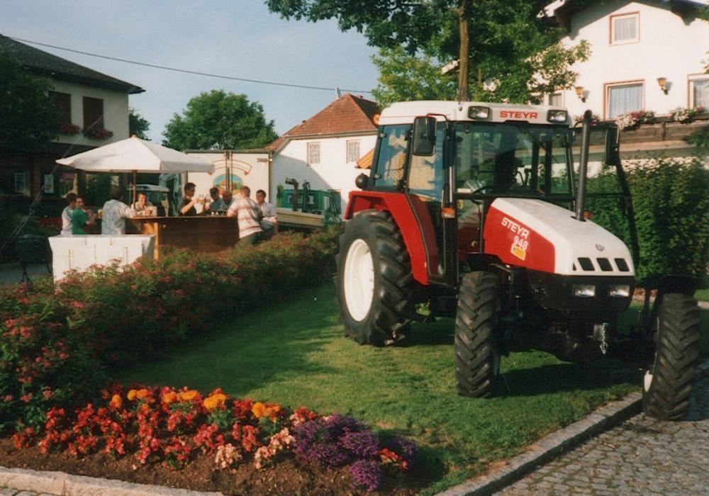 Open Air Frueschoppen in Aichkirchen 1997 - Aufbau
