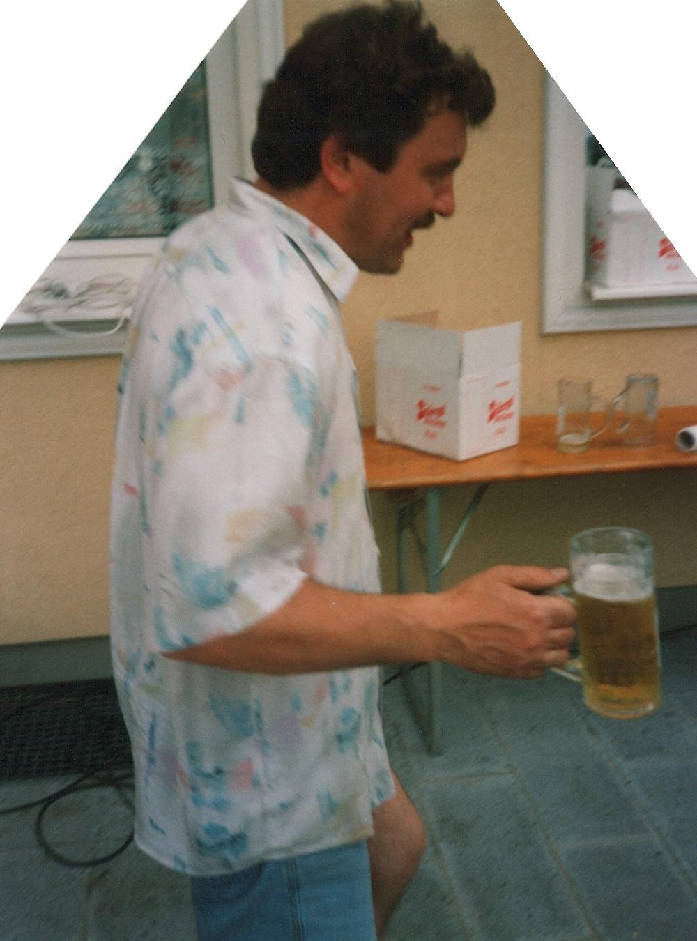 Open Air Frueschoppen in Aichkirchen 1997 - Aufbau