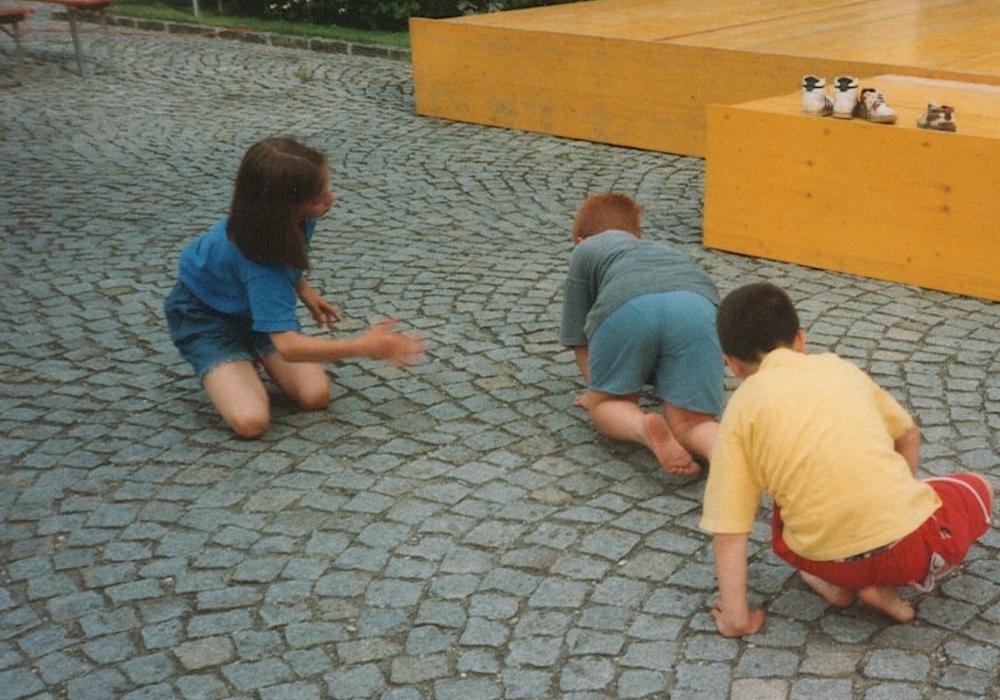 Open Air Frueschoppen in Aichkirchen 1997 - Aufbau