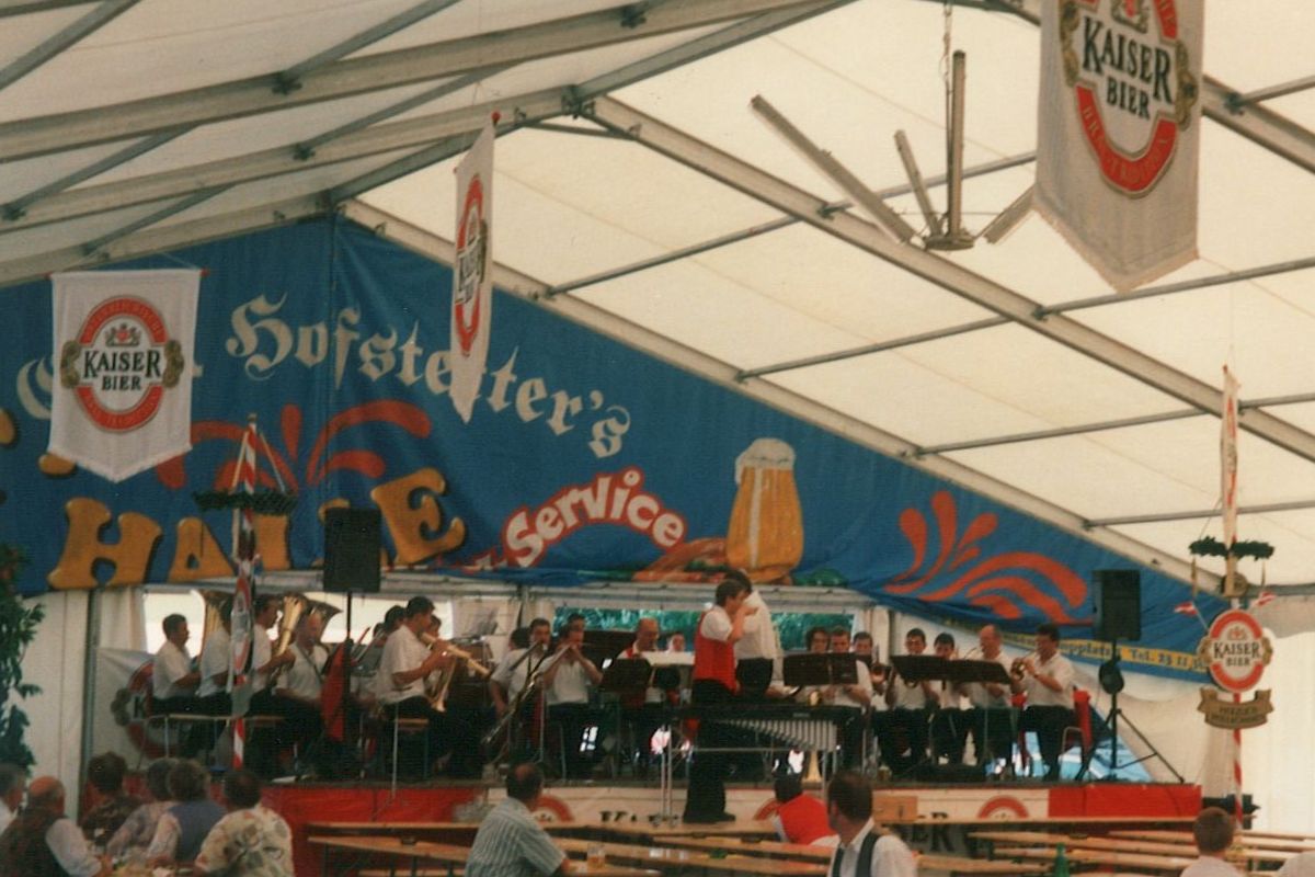 Frühschoppen in Stadt Haag 1997