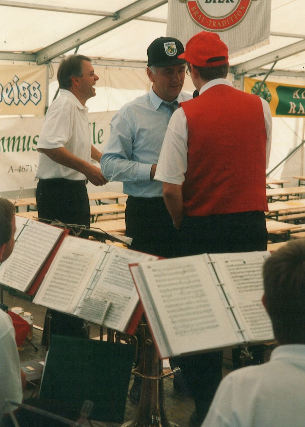 Frühschoppen in Stadt Haag 1997