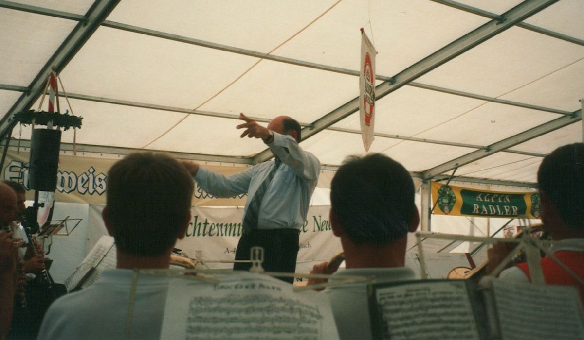 Frühschoppen in Stadt Haag 1997