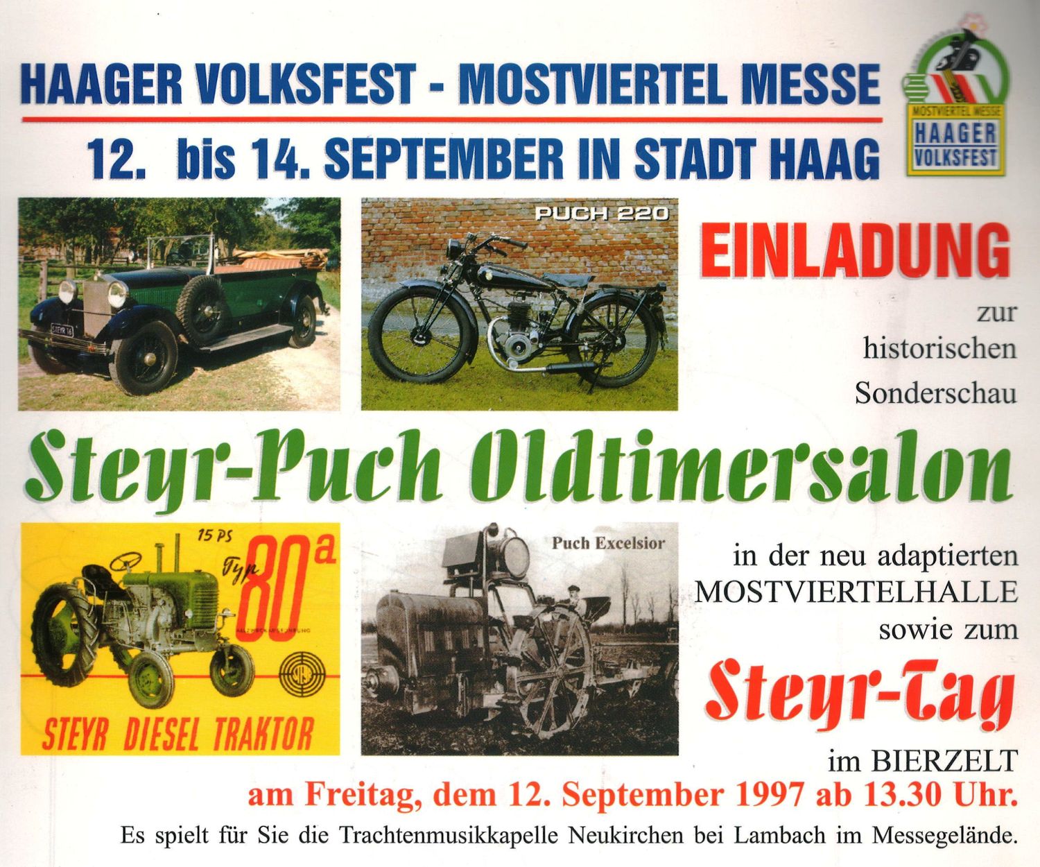 Frühschoppen in Stadt Haag 1997