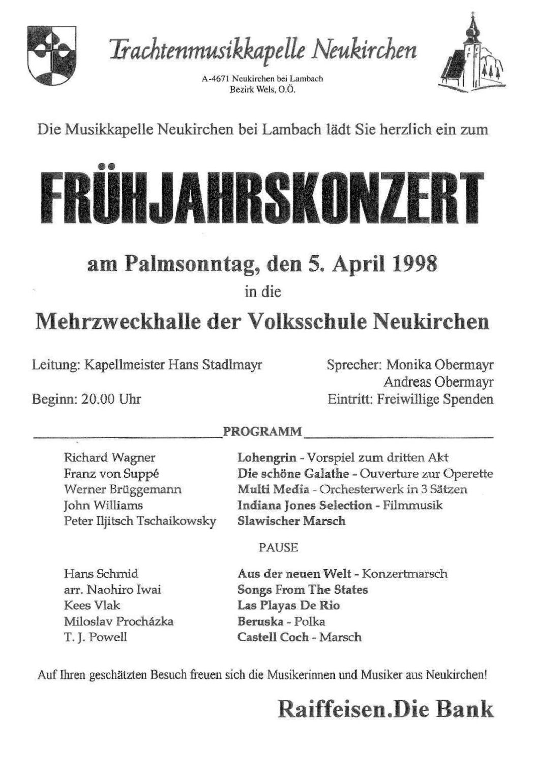 Frühjahrskonzert 1998