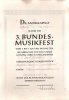 Konzertwertung Bundesmusikfest 1963 in Linz