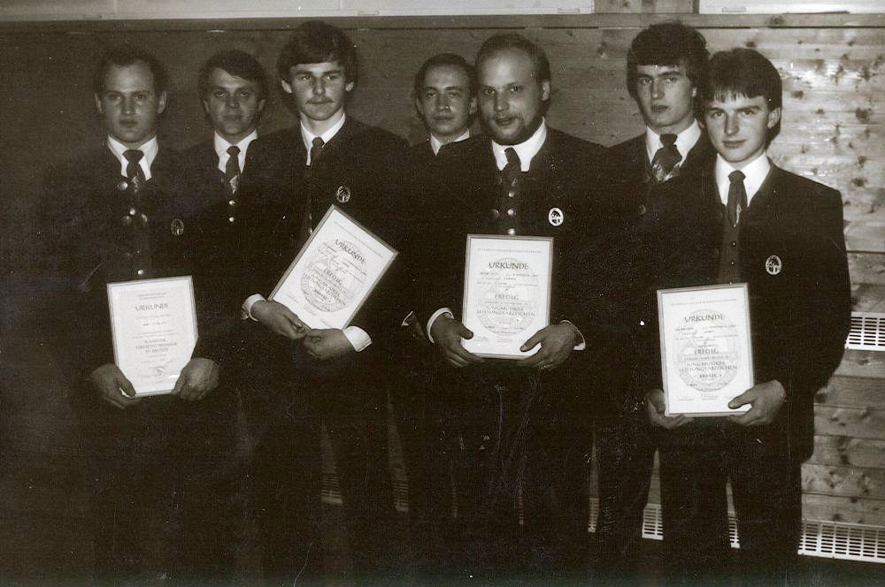 Verleihung der Jungmusikerleistungsabzeichen 1982