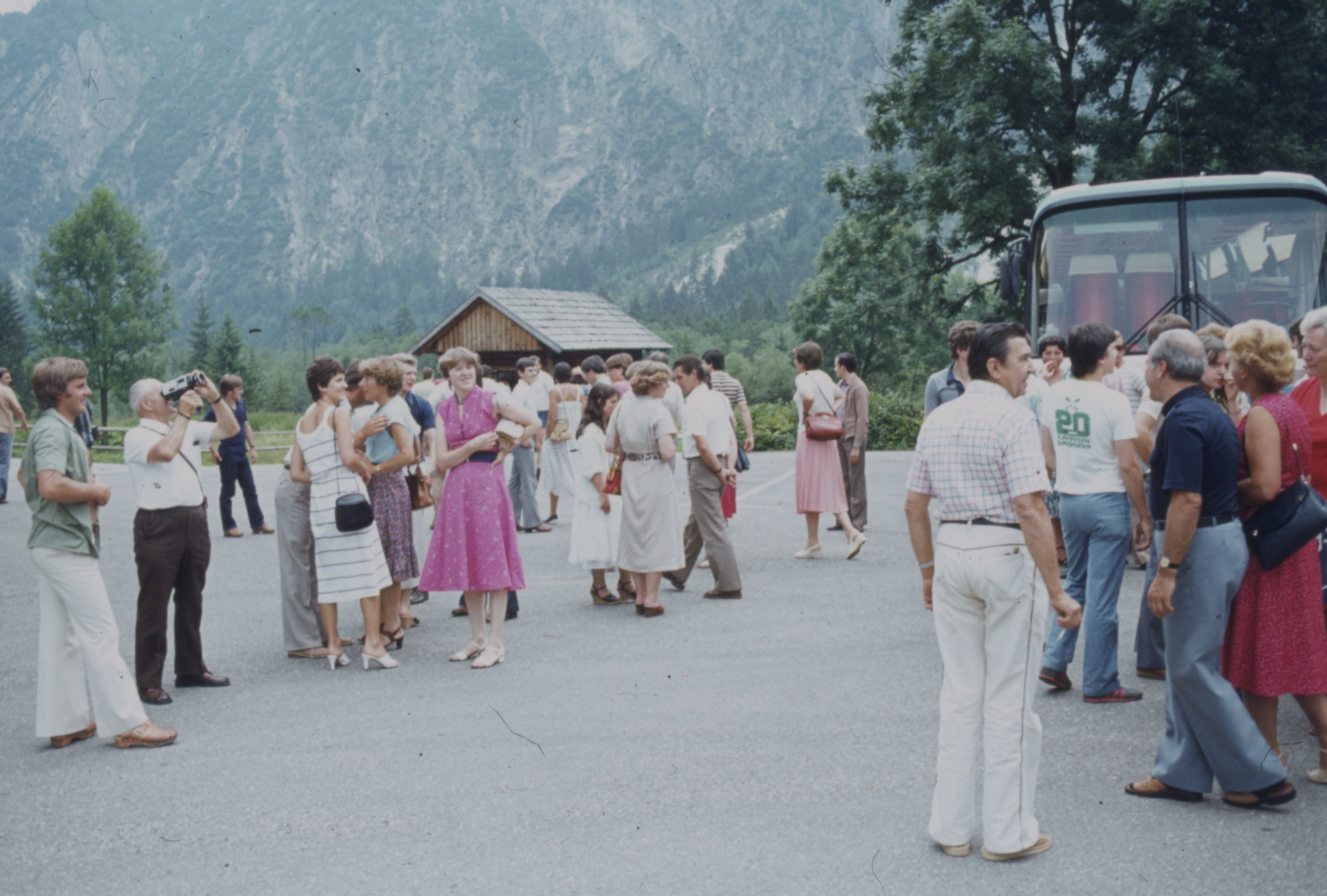 Besuch des MV Gschwend in Neukirchen 1981