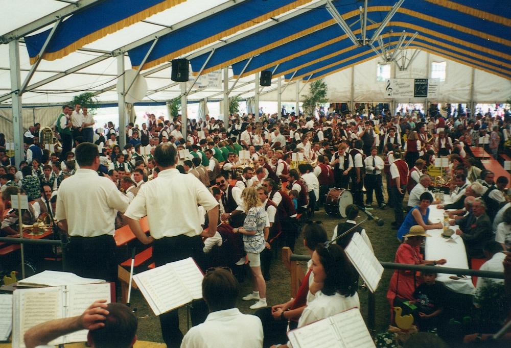 Besuch anlässlich 100 Jahre MV Gschwend 1998