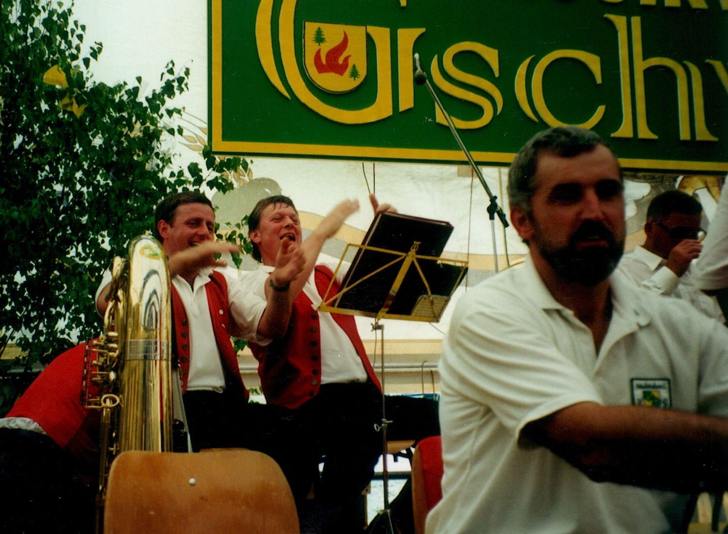 Besuch anlässlich 100 Jahre MV Gschwend 1998