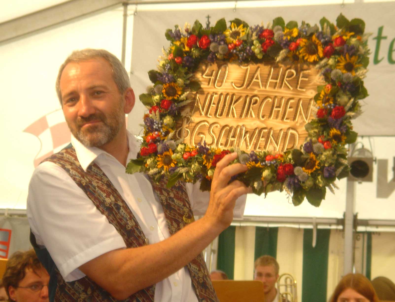 Besuch anlässlich 115 Jahre TMK Neukirchen - Frühschoppen