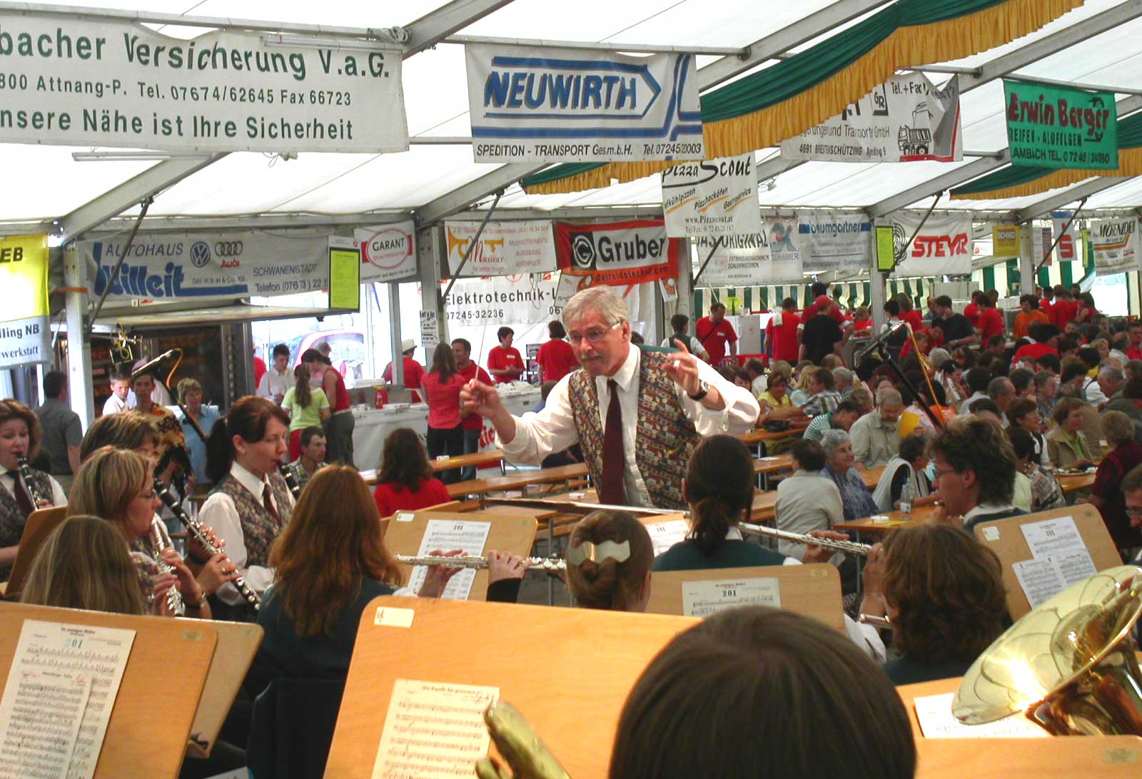 Besuch anlässlich 115 Jahre TMK Neukirchen - Frühschoppen