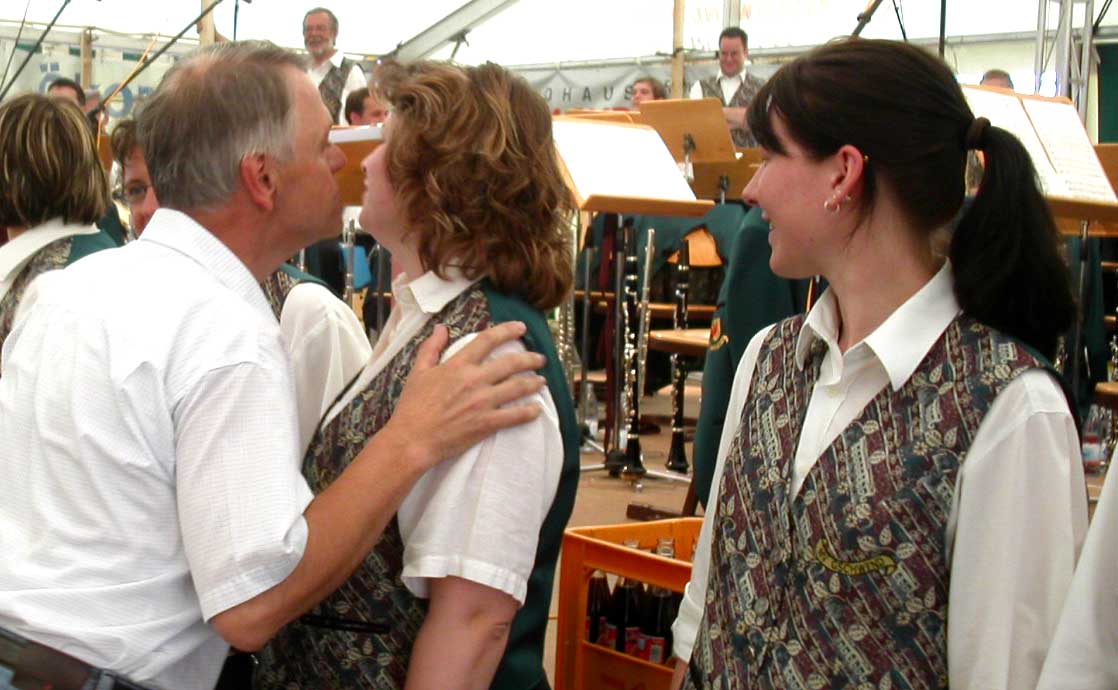 Besuch anlässlich 115 Jahre TMK Neukirchen - Frühschoppen